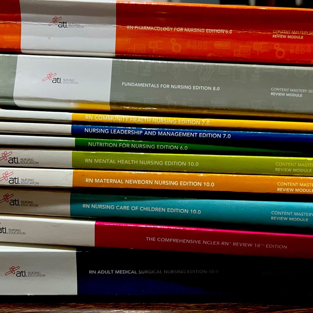 10 ATI RN Book Bundle